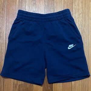 Nike Kids Dark Blue Shorts with Logo